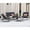 Gray, variant on Grand Patio 4 Pieces Patio Conversation Set with Thick Mesh Sling Cushion and Coffee Table, Beige