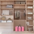 thumbnail image 5 of Unique Bargains 1 Pack Clothes Storage Bags Moving Bags Pink 27*14*15in, 5 of 7