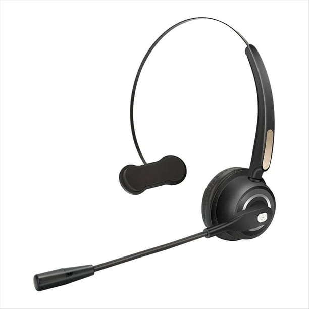 Auriculares InaláMbricos con CancelacióN de Ruido, Bluetooth, con MicróFono, para Juegos, los Mejores Auriculares para Centro de Llamadas con MicróFono