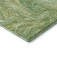 thumbnail image 3 of Addison Rugs Mayfield Premium Machine Washable Transitional Abstract Green Rectangle Rug, 3' X 5' Machine Washable Transitional Abstract Green Oversized Sherpa Throw Blanket, 3 of 6