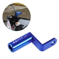 thumbnail image 2 of YFJQTZX Motorcycle Electric Car Beach Car Rearview Mirror Pedestal Extension Mount Bracket Hooks (Blue), 2 of 5