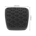 thumbnail image 2 of CRILSTYLEO 1 Pair Car Brake Pedal Cover Rubber Made for Safety, 2 of 8