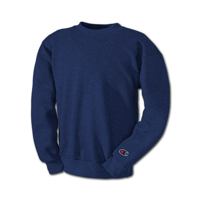 Champion Chandail Molletonné Éco Double Dry pour Homme, 2TG, Bleu Marine Chiné