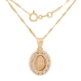 thumbnail image 1 of Cadena Medalla Virgen Casa del Anillo 1.3 Cm Oro Sólido 14K Amarillo, 1 of 4