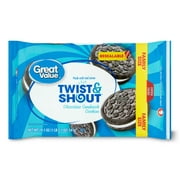 Great Value Twist & Shout Chocolate Sandwich Cookies, 19.1 oz