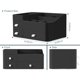 thumbnail image 4 of YBQF Makeup Organizer for Vanity,Large Countertop Organizer with Drawers,Dresser Bathroom Cosmetics Organization and Storage for Perfume Skin Care Nail Polish Brushes Eyeshadow Lipstick(Blac, 4 of 5