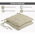 thumbnail image 3 of Vargottam Set of 2 Comfortable Chair Pads Seat Cushion with Full-Length Ties for Non-Slip Support Polyester Filling for Dining | Office | Kitchen Reduces Pressure & Washable, 3 of 9