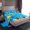 Blue 02, variant on Feelyou Rustic Highland Fox Bed Sheets for Kids, Vintage Lodge Cabin King Sheets, Jungle Wildlife Sheet Set, Microfiber Bedroom Decor, 4 Pieces