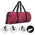 thumbnail image 3 of Easygdp Pink Glitter Travel Duffle Bag,Carry on Bag Travel Bags Gym Bag Carry On Luggage Bags, 3 of 6