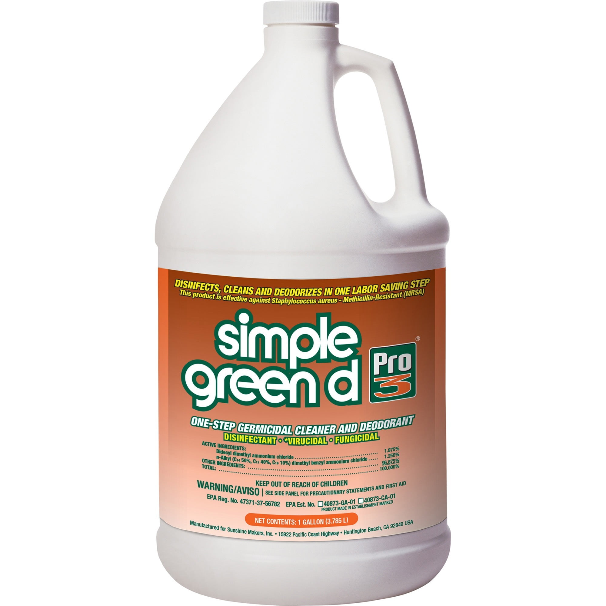 Simple Green, SMP30301, 1Step Germicidal Cleaner/Deodorant, 1 Each