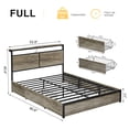 thumbnail image 4 of Cama Queen FABATO con cajones y Luces LED, 4 of 5