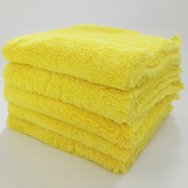 Proceso de corte Toalla de coral absorbente espesada para automóvil Paño de limpieza para automóvil Suministros para automóvil