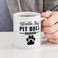 thumbnail image 4 of CafePress - Worlds Best Pit Bull Grandma Mugs - 11 oz Ceramic Mug - Novelty Coffee Tea Cup, 4 of 4
