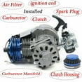 thumbnail image 4 of 49CC Racing Engine Set 2 Stroke 1.8kw 11000rmp High Performance Single Cylinder Motor with 6 Teeth 25h Sprocket Complete Racing Engine Kit for Pocket bike Mini Dirt Bike Quad ATV, 4 of 4