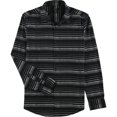 thumbnail image 1 of Camisa con Botones a rayas Alfani Hombre Negro Grande, 1 of 1