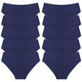 thumbnail image 1 of TrowBridge-Conjunto de bragas sin costuras para mujer, ropa interior femenina acogedora, bragas de satén de seda suave, lencería transpirable, calzoncillos deportivos, 10 piezas, 1 of 4
