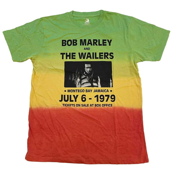 Bob Marley Adult Montego Bay Dip Dye T-Shirt