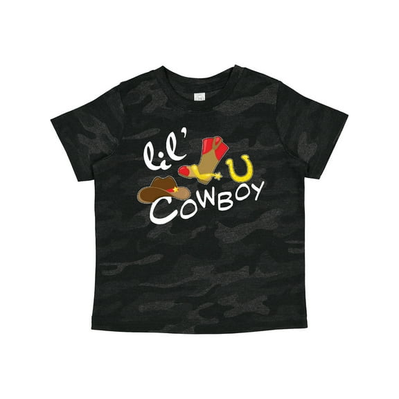 Inktastic Lil' Cowboy Boys Toddler T-Shirt