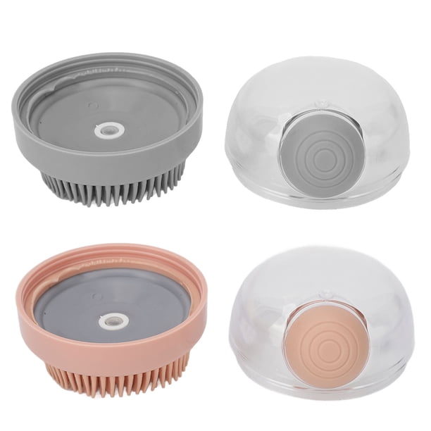 Depurador De La Ducha Del Silicón, Espuma Rica Del Apretón Cómodo Del Cepillo 2pcs Del Cuerpo Del Silicón Para El Uso En El Hogar