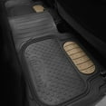 thumbnail image 5 of FH Group Climaproof Rubber Beige Car Floor Mats, Universal Fit 3pc Full Set with Air Freshener, 5 of 8