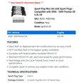 thumbnail image 2 of Spark Plug Wire Set with Spark Plugs - Compatible with 2008 - 2009 Pontiac G8 6.0L V8, 2 of 2