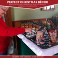 thumbnail image 4 of Christmas Village Sledding Down Hill Animated Pre-Lit Musical Sleigh Ride Perfect Addition to Your Christmas Indoor Decorations & Snow Village Displays, 4 of 7