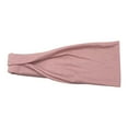 thumbnail image 2 of Baberdicy Seamless Yoga Headband – 180% Stretch, Sweat-Wicking, 6 Cm Wide | Gym, Run, Makeup Hold | Terracotta Rose, One Size,P Fits All – Gift Ready, 2 of 3