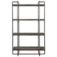 thumbnail image 2 of Uttermost Stilo Farmhouse Boat Wood Plywood and Steel Etagere in Brown/Gray, 2 of 5