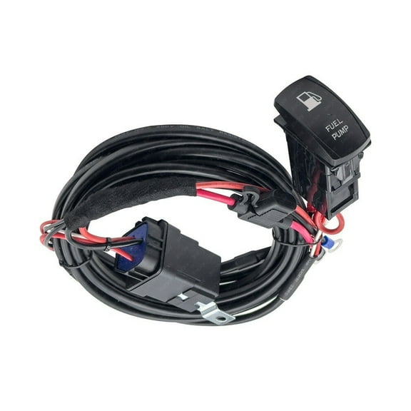Furulu 12V 40A Relay Fuel Pump Switch Wiring Harness Kit For Car Boat