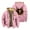 Pink, variant on Rauw Alejandro Cosa Nuestra Album Zipper Hoodies Women Men Jacket Parkas Long Sleeve Fashion Streetwear Coat