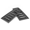 thumbnail image 6 of 2pcs Bonnet Air Vents Engine Hood Vent Car Refitting Fit for Ford Focus RS MK2 Matte Black, 6 of 8