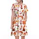 thumbnail image 1 of Balery Autumn Gnome Vestidos sueltos de manga corta para mujer, vestidos de verano 2025, vestidos casuales de corte A con vuelo., 1 of 6