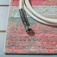 thumbnail image 5 of SAFAVIEH Barbados Aztec Corals Outdoor Area Rug, Light Blue/Pink, 6'6" x 6'6" Square, 5 of 7