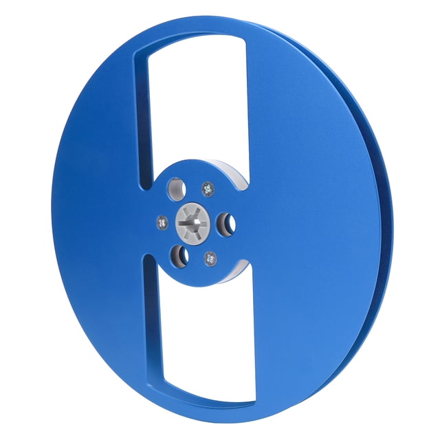 Empty Tape Reel, 7 Inch Aluminum Alloy 2 Hole Wind Proof, Compatible with Reel Tape Player, 1/4 Inch, Universal, for Traditional Recordings, for Recorders