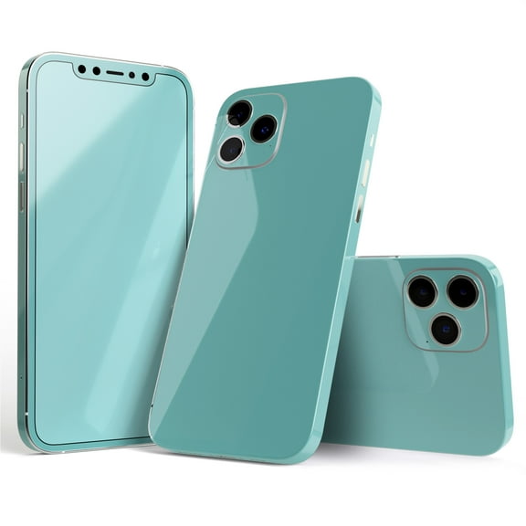 DesignSkinz Simple Teal Pastel Color Full-Body Skin Decal Wrap Cover for iPhone 16