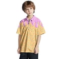 thumbnail image 3 of MEZZALL Boys Short Sleeve Shirt Casual Party Wear Comfortable Knit Tops For Kids Polo Shirt Ice Cream Printed All Season Adorable Toddler Blouses Clothing, 3 of 7