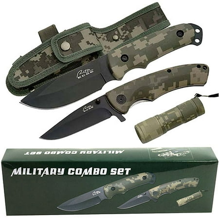 Rite Edge Stainless Steel Military Combo Set