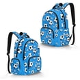 thumbnail image 2 of DISNIMO Soccer Print 17 Inch Boys School Backpack, Lightweight Adjustable Shoulder Strap Kids Bookbag for Primary Students Daily Use Travel Outdoor Activities, 2 of 7