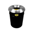 thumbnail image 1 of Justrite 26615K Réceptacle de Déchets de Sécurité 15 Gallons avec Tête en Aluminium - Acier, Noir, 1 of 1