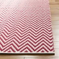 thumbnail image 3 of SAFAVIEH Montauk Siomha Chevron Cotton Area Rug, Red/Ivory, 3' x 5', 3 of 7
