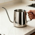 thumbnail image 4 of Stainless Steel Long Spout Watering Can Modern Kettle For Indoor Succulents Bonsai And Home Garden Use, 4 of 4