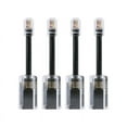 thumbnail image 1 of 4Pcs Telephone Cord Detangler RJ9 4P4C Extended Rotating Anti-T-Angle Black Telephone Cord Landline Cable, 1 of 7