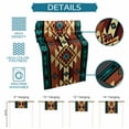 thumbnail image 7 of Table Runners 60 Inches Long Dress Scarves, Turquoise Red Farmhouse Kitchen/Dining Table Runner, Small Coffee Tablerunners, Southwest American Native Abstract Pattern 13x60 Inch, 7 of 7