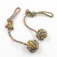 thumbnail image 5 of 2 Pack Dog Toy Ropes, Durable Chew Toy Dog Toy Ropes Teeth Cleaning for Dogs,Approx 40cm, 5 of 5