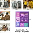 thumbnail image 5 of 29th Birthday Gifts for Women - Gift for 29 Year Old Woman - 29th Birthday Decorations for Women - 29 Birthday Decorations for Women - 29th Birthday Throw Blanket 60 x 50 Inch, 5 of 6