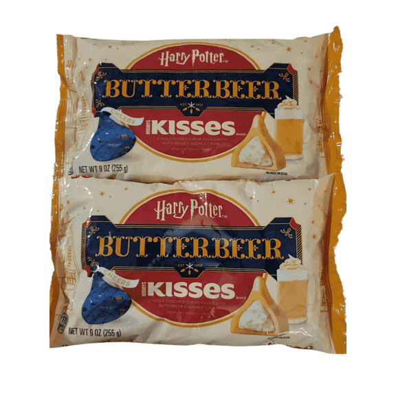 Hershey's Kisses Butterbeer Flavored 9 oz bag - pack of 2