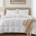 thumbnail image 4 of Mainstays Full/Queen Comforter, Down Alternative, All-Season, White, 4 of 8