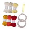 thumbnail image 4 of HILABEE 6 Pieces Knitted Yarn Handcrafting 5M Colorful Cushion Home Decor Craft Yarn E, 4 of 9