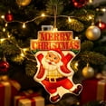 thumbnail image 4 of Christmas Snowflake Ornaments, Lighted Christmas Ornament Hanging Decoration for Christmas Tree Door Wall Home Party, Holiday Gift for Family Friends Home Decoration, 4 of 6