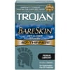 Trojan Bareskin Sensitivity + Brass Lunamax Pocket Case, Premium Lubricated Ultra Thin Latex Condoms 10 Count